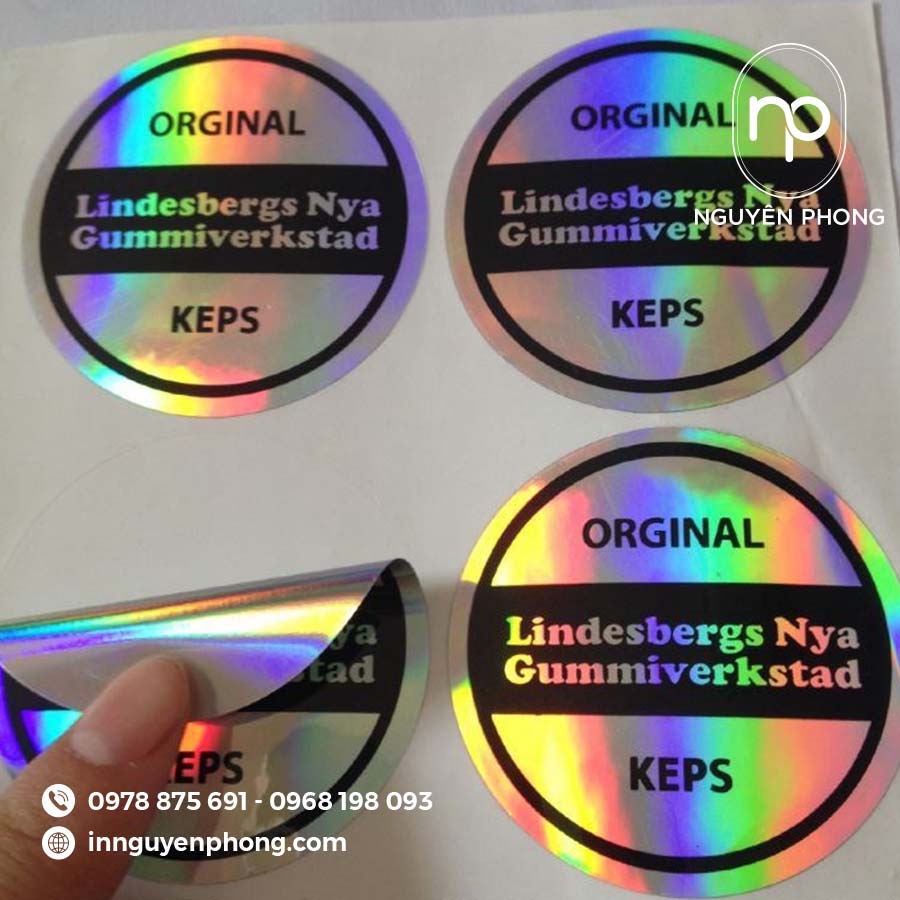 Mẫu tem 7 màu niêm phong